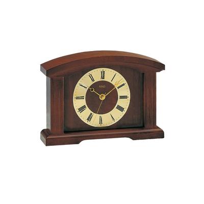Funktischuhr AMS "F5138/1", braun (nussbaumfarben), Tischuhren, Wohnzimmer, Esszimmer, Holz,Made in Germany Image
