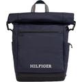 Tommy Hilfiger Herren Rucksack Rolltop Handgepäck, Blau (Space Blue), Onesize