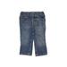 The Children's Place Jeans - Adjustable: Blue Bottoms - Size 12-18 Month - Dark Wash