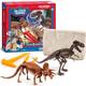 Geoworld Dino Dig Kit - Excavate & Assemble T-Rex and Triceratops Skeletons - Ultimate Dinosaur Rivals Discovery Set for Kids Ages 6+