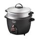 Quest 33379 1.5 Litre Rice Cooker & Steamer/Cooks Rice, Steams & Keeps Food Warm/Non-Stick Inner Pot/Clear Viewing Lid/Cool Touch Handles/Sleek, Compact Design/With Spoon & Measuring Cup