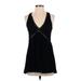 Kendall & Kylie Sleeveless Blouse: Black Solid Tops - Women's Size Small