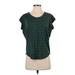 Athleta Active T-Shirt: Green Activewear - Women's Size Small