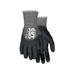 MCR Safety Cut Pro 10 Gauge Kevlar/Steel Shell Cut Resistant Work Gloves HPT Coated Palm and Fingertips Black/Green XX - Large 9389PVXXL