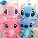 Poupées en peluche Disney Stitch pour enfants dessin animé bleu rose jouets en peluche CAN o &