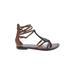 Sam Edelman Sandals: Brown Print Shoes - Women's Size 7 1/2 - Open Toe
