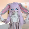 Fursuit-Kigurumi Furry Mask Cosplay Costume Lolita Sweet Lop Ear Rabbit Animal Butter Kig Paws