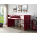 HappySisters Twin 46" Bed Frame in Red | 46 H x 101 W x 80 D in | Wayfair 38300