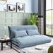 Isabelle & Max™ Aarzo 43.3 Polyester in Blue | 20.86 H x 43.3 W x 30 D in | Wayfair Sofas 83A4401EC9064FCD8265D8A8E7249C76