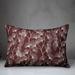 Winston Porter Raiens Floral Indoor/Outdoor Throw Pillow Polyester/Polyfill blend in Red | 18 H x 25 W x 1.5 D in | Wayfair