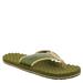 The North Face Base Camp Flip-Flop II - Mens 10 Green Sandal Medium