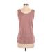 Lands' End Tank Top Pink Strapless Tops - Women's Size X-Small