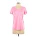 Under Armour Active T-Shirt: Pink Activewear - Women's Size Small