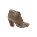 Rag & Bone Ankle Boots: Tan Print Shoes - Women's Size 36.5 - Almond Toe