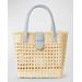 Capri Mini Cutout Straw Tote Bag