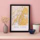 New York Poster, Manhattan NY Wall Art Decor, Gallery Wall Poster Print, Manhattan Poster, New York Travel Gift, Travel Poster, City Poster