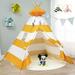 Protoiya Kids Teepee Kids Play Tent with Window Portable Playhouse for Indoor Outdoor Princess Tent Foldable Teepee Tent Outdoor Indoor Toddler Tent for Girls Boys