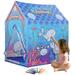 SUPER JOY DIY Marine Animal Playhouse Tent for Kids Washable DIY Graffiti Tent with 12 Color Pens for Indoor and Outdoor Kids Play House Birthday Christmas Gift Toy