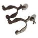 HElectQRIN Equestrian Equipment 2 PCS Cowboy Horse Spurs Outdoor Garden Retro Spurs Saddlery Equipment With Cow Icon Horse Boots Spurs