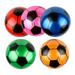 NUOLUX 5PCS Air-filled Ball Toys Outdoor Sports Football Toys Inflatable Bouncing Footballs Interactive Rubber Ball Toy Sports Supplies for Kids (Random Color)