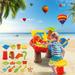 TOFOTL Fashion Intelligence Development Toys 21 Piece Beach Toy Sand Set Sand Play Sandpit Toy Summer Outdoor Toy