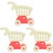 12 Pcs Plastic Home Accents Decor Shopping Cart Ornaments House Household Child