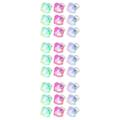 Sparkle Big Diamond Ring Glow Flashing LED Rings Party Supplies 30 Pcs Kids Playset