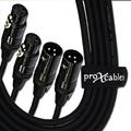ProX XC-DXLR03 (3ft Dual XLR-M to Dual XLR-F Cable)