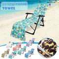 Fiudx Towel Bands for Beach Chairs Lounge Beach Pool Chairs Towel Strap Holder Cruise Ship Essentials Pool Chair Cover with Pockets Cover for Holidays Sunbathing Beach Hotel