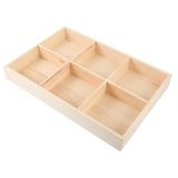 Easy to Clean Coffee Wood Tea Bag Chest Drink Packet Organizer Office Holder for Bags Bar Condiment