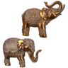 Signes Grimalt Figure africaine et figures d'éléphants Set Elephant 2 African Units and Elephants