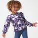 Sugar Plum Floral Puff Kids Bamboo Crewneck Sweatshirt - 7