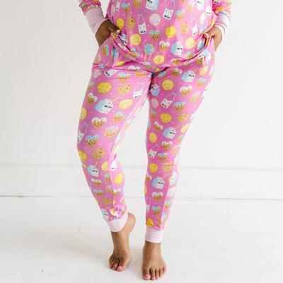 Pink Cookies & Milk Women's Pajama Pants - XL