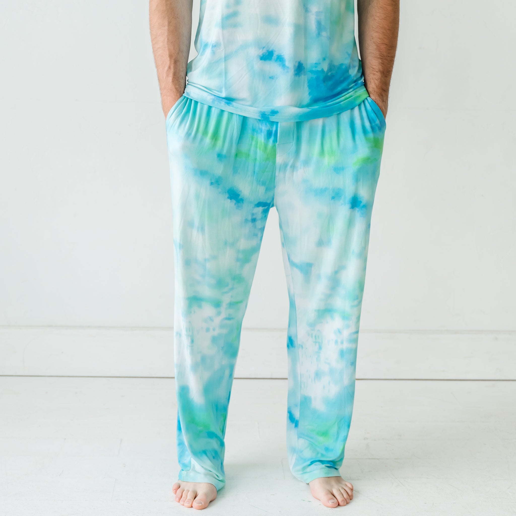Tidepool Watercolor Men's Pajama Pants - S