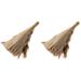 2 Sets Wedding Decorations Ornament Faux Flower Bunches Household Dried Flowers Natural Dried Pampas Grass Bouquet Fake Reed Bouquets Reed Decor Simulated Reed Grass Wedding Bouquet Silk Flower