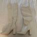 Zara Shoes | Never Worn Cream Zara Boots Size 40 (Fits Size 8.5) | Color: Cream/White | Size: 8.5