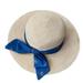 Disney Accessories | Disney X Beauty And The Beast Straw Hat Nwot | Color: Blue/Tan | Size: Os
