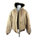 Carhartt Jackets & Coats | Carhartt Canvas Quilt Lined Hooded Work Jacket Men's Size 2xl J130 Brn Tan Zip | Color: Brown/Tan | Size: Xxl