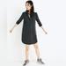 Madewell Dresses | Madewell Denim Puff Sleeve Shirtdress Kelsey Wash Faded Black Medium Nwt | Color: Black | Size: M