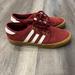 Adidas Shoes | Adidas Men’s Sneakers Tennis Shoes Suede Leather Maroon Size 10 Shoes | Color: Red | Size: 10