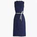 J. Crew Dresses | J. Crew Belted Tweed Navy Knee Length Sheath Dress | Color: Blue/White | Size: 2