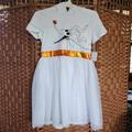 Disney Dresses | Disney Nightmare Before Christmas Girls Hooded Dress - Size Large 10-12 - Nwt | Color: White | Size: Lg