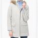 J. Crew Jackets & Coats | J Crew Grey Vail Parka Wool Coat Faux Fur Trim Hood Size 4 | Color: Gray | Size: 4