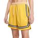 Nike Shorts | Nike Women's Fly Crossover Basketball Shorts Yellow Stripe Athletic Large Nwt | Color: Yellow | Size: L