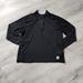 Carhartt Shirts | Carhartt Force 1/4 Zip L Black Pullover Long Sleeve Stretch Sweater Mock Neck | Color: Black | Size: L