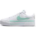 Nike Women's W Court Legacy Lift Low Top Shoes, White Mint Foam Barely Green, 6 UK