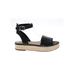 Vince Camuto Sandals: Black Solid Shoes - Women's Size 9 - Open Toe