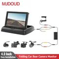 MJDOUD-Moniteur de voiture avec caméra de recul écran HD LCD TFT caméra de recul LED