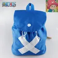 Sac à dos en toile de grande capacité pour enfants One Piece Anime Figure Tony Chopper Cartable