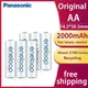 Panasonic Eneloop-Batterie aste AA d'origine 100% V 100% mAh préchargée nimh adaptée pour lampe